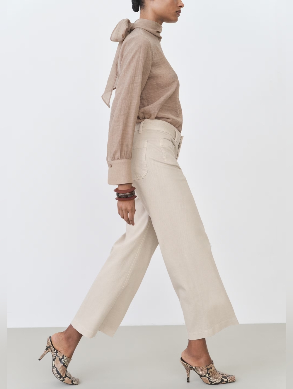 MANGO Denim Culottes - Picture 4 of 5